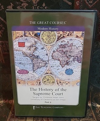 The Great Courses the History of the Supreme Court Part 2 DVD