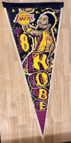 Vintage Kobe Bryant #8 Wimpel NBA Los Angeles Lakers Wincraft Mudge Studios