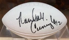 VTG RANDALL CUNNINGHAM & MIKE QUICK Eagles Autographed Football EXCELLENT!