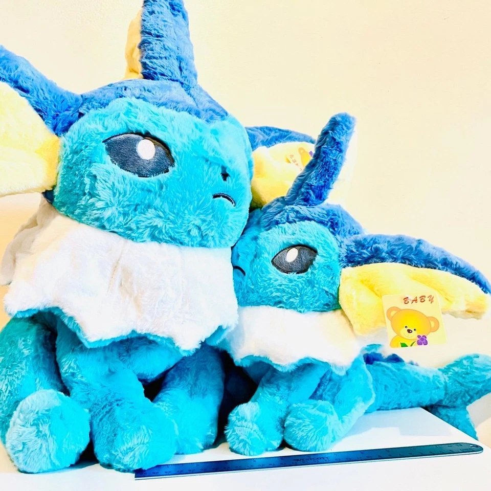 EE. UU. - Tamaño 3 - Eevee Jolteon Vaporeon Muñeco de Peluche Juguete Anime Evolución Monstruo Set Foto 4 de 4