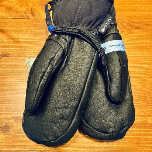 Women’s Burton Gore-Tex Gondy Leather Mitten, True Black Size Medium - Picture 2 of 4