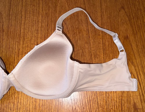 Olga 35445 Lace Contour Full Figure Underwire T-Shirt Bra In Beige, Size 38C - Picture 13 of 15