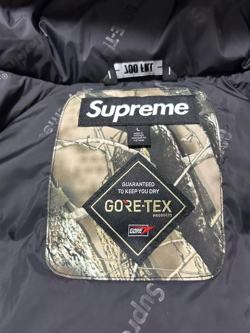 Veste parka Supreme Gore Tex 700 Fill Down camouflage bois homme taille L occasion