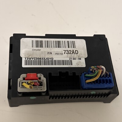 2013 DODGE GRAND TRANSFER CASE COMPUTER CONTROL MODULE UNIT OEM 05150732AD