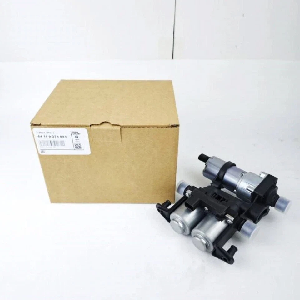 Válvula de control de calefacción con bomba de agua auxiliar para 94-03 BMW E39 520i 523i 528i⭐ Foto 3 de 4
