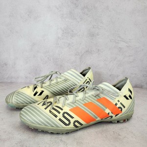 ADIDAS x NEMEZIZ MESSI 17.3 Soccer Shoes 11.5 Cleats White Gray Orange  Sports | eBay