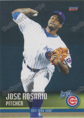 2017 Iowa Cubs Jose Rosario RC Rookie Chicago