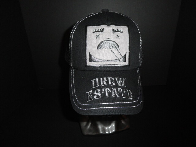 DREW Black Embroidered Logo Baseball Cap Drew Estate Black & Grey Embroidered Baseball Cap | eBay main image 3