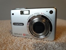 Pentax Optio A10 8.0MP Digital Camera silver Faulty For Parts Repair
