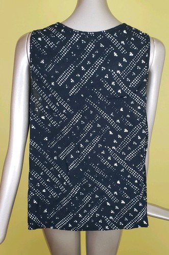 Free People Womens Sleeveless Black and White Top Size M - Picture 5 of 8