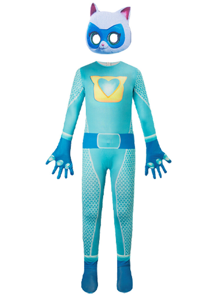 Costume Da Gattino Bitsy Ginny Buddy Sparks Per Bambina - Vestito Con Maschera E Fascia Orecchie Da Gatto, Per Halloween, Compleanni, Cosplay, 3-10 Anni