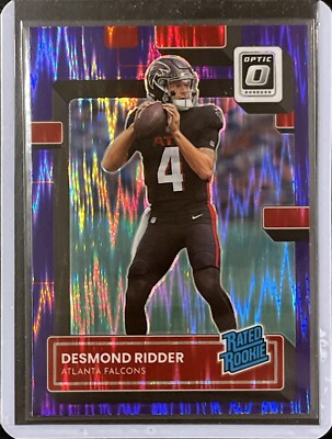 Desmond Ridder - 2022 Donruss Optic - Rated Rookie - Purple Prizm #202