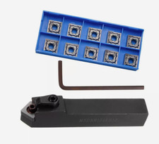 45&deg; MSDNN1616H12 16mm CNC Drehmaschine Drehwerkzeughalter + 10pcs SNMG120404-HA