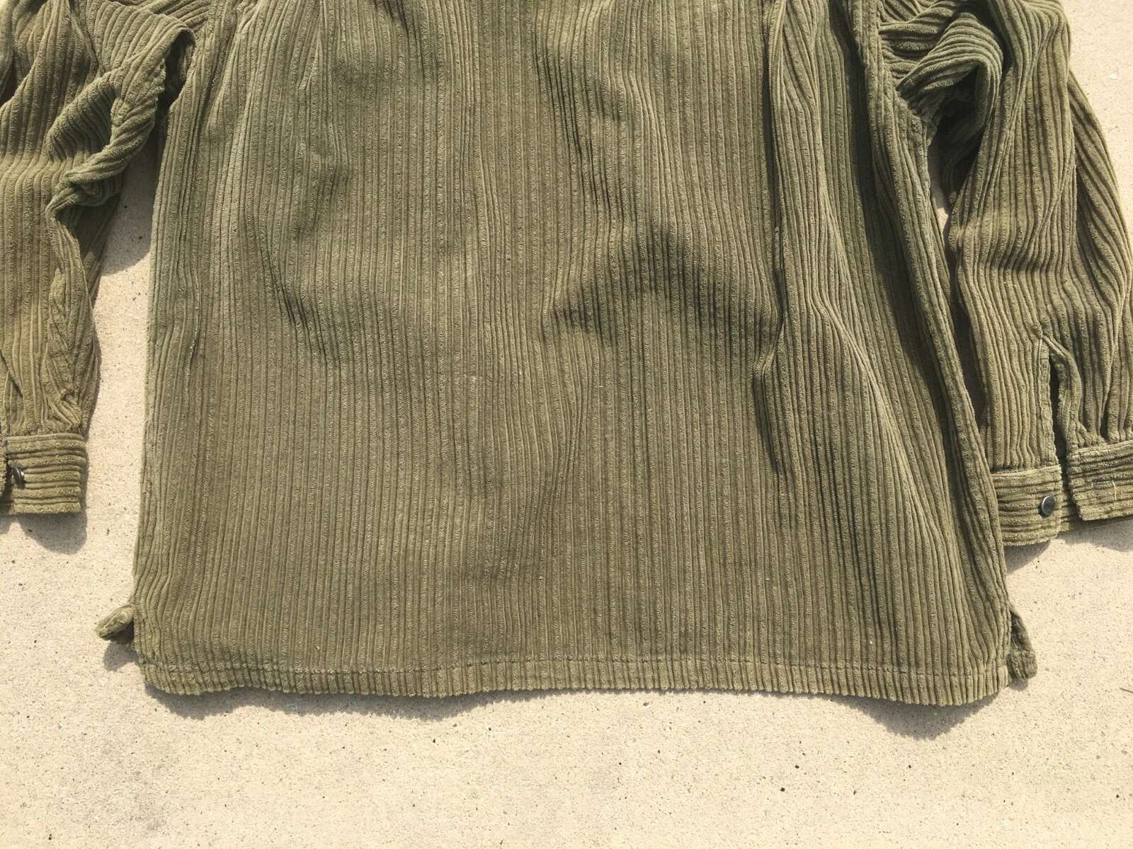 VTG Quicksilver Jacket Men's Medium Salt Water Denim Corduroy 90s Grunge Skate - product detail image 7
