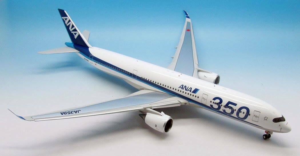 AIRBUS A350-900 ANA JA359A FLAPS DOWN WITH STAND - JFOX