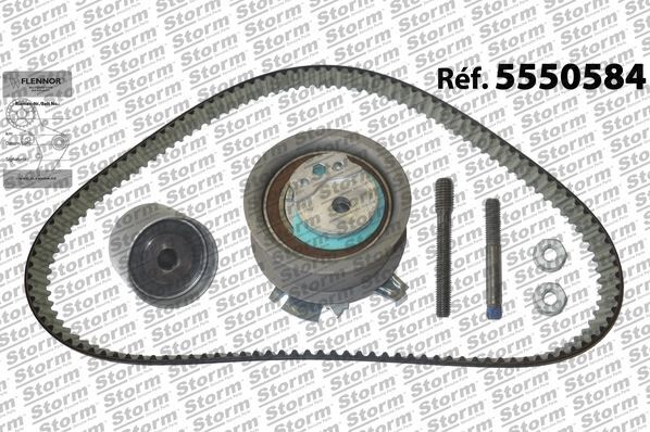 Kit distribution Audi A4 B6 1.9 TDI contre l'usure moteur, pack complet avec galets en acier