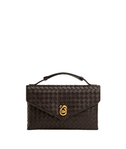BOTTEGA VENETA Knot Lock $3500 Fondant Leather Crossbody Bag New & Authentic