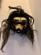 Alte Handgefertigte orig.XL Barong Affen  Ritualmaske mit echten Rosshaaren