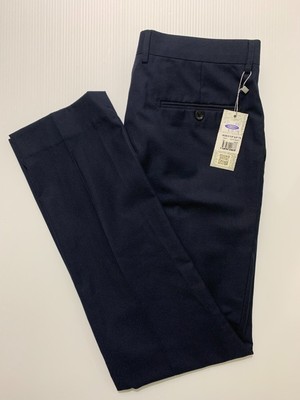 Cartane Dress Pants Trousers Navy Mens 34/87 Slim Fit Style 181815 NEW WITH TAGS