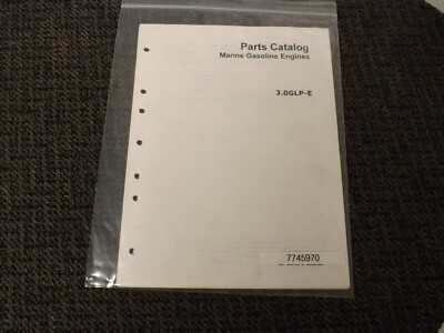 2006 Volvo Penta factory parts catalog 7745970 3.0 GLP-E gasoline engines