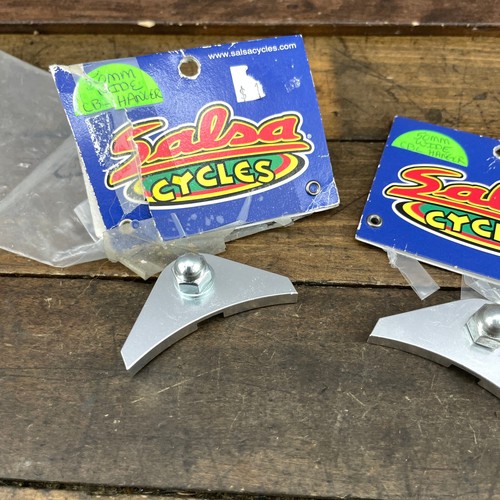 Vintage Salsa 50mm Cantilever Brake Cable Hanger Silver Yoke 2 90s MTB Set - Picture 4 of 12