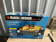 Indoor Grill Black Decker Family Sized Large Electric Skillet