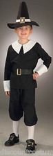 FORUM PILGRIM BOY THANKSGIVING COSTUME BOYS SIZE SMALL 59578