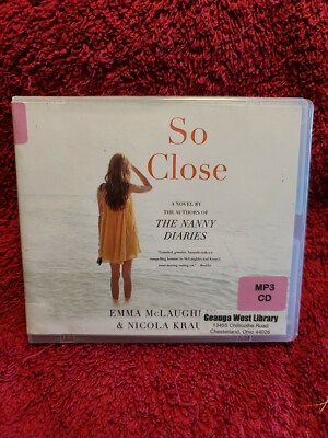 Shelf162i Audiobook~ so close - Emma McLaughlin - unabridged
