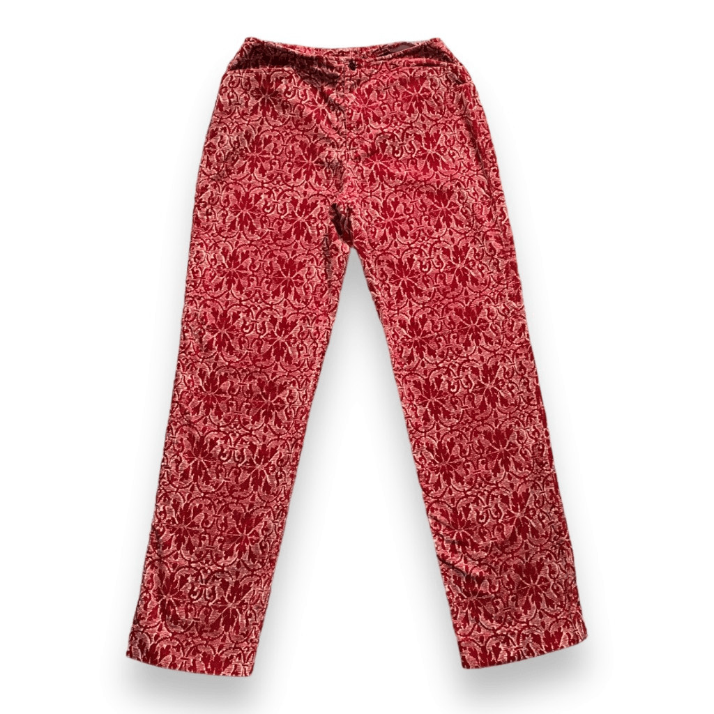 Vintage Crazy Horse Pants Red Cream Fine Whale Cordur… Gem