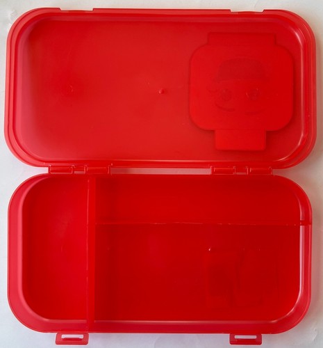 LEGO MiniFigure 11" x 6" Red Storage Case Box New! - Picture 3 of 3