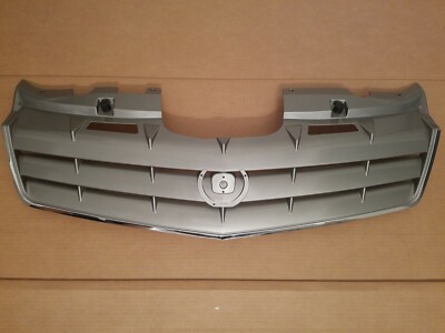 for 2006-2009 CADILLAC SRX Upper Gray/Silver Grille with Chrome Trim Molding NEW