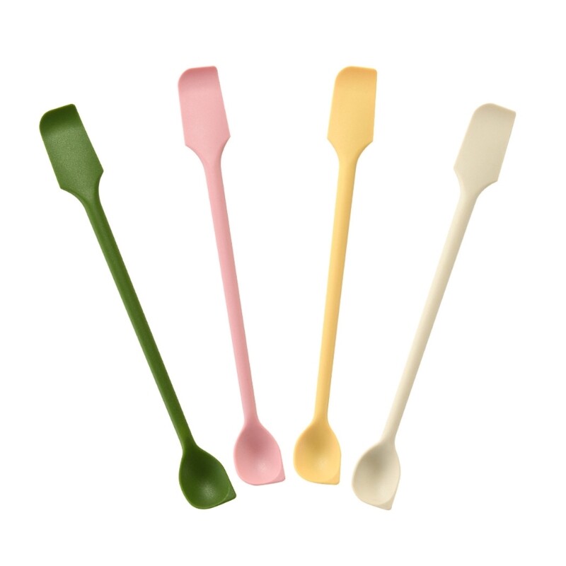 Pack of 4 Practical Cream Spatula Silicone Cake Scrapers Kitchen Utensils
