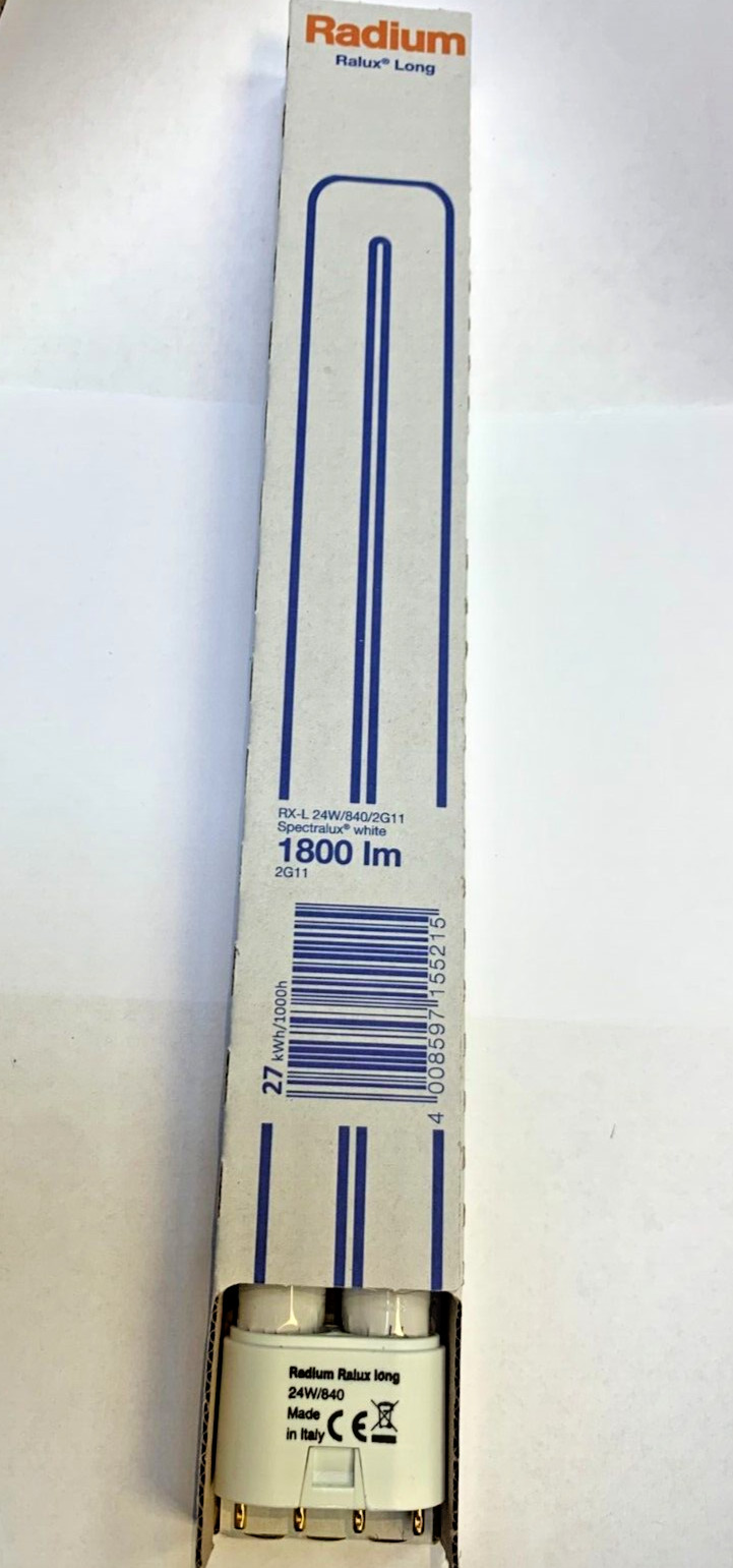 Radium Ralux Long 24W/840 2G11 Compact Fluorescent Tube 4Pin Cool White