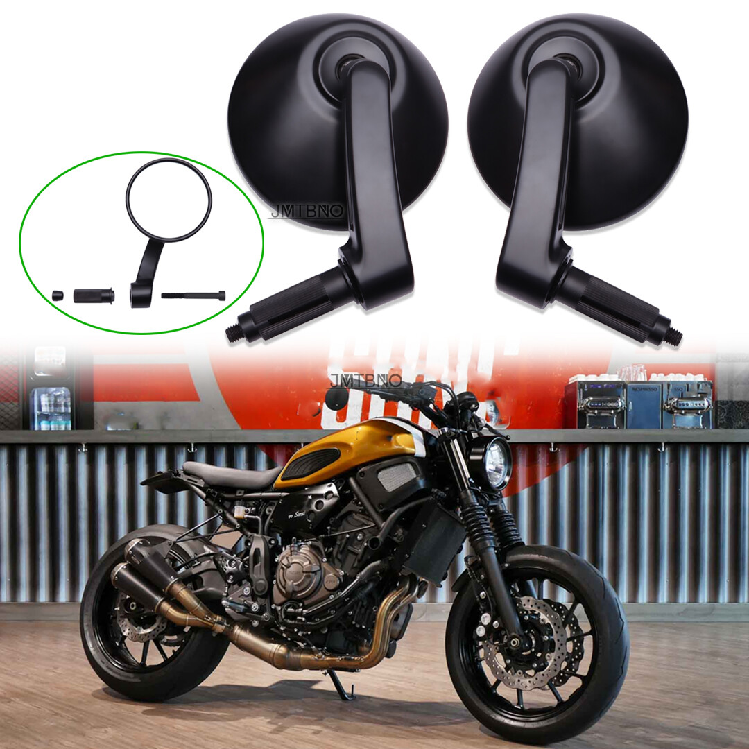 7/8'' Motorcycle Handle Bar End Mirror For Yamaha XS XSR 155 250