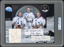 Apollo 11 ~ Signed Autographed Neil Armstrong Buzz Aldrin Mike Collins~ PSA DNA