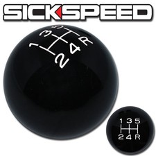 Blackwhite Vintage Shift Knob 5 Speed Short Throw Shifter Selector 12x1.25 K03