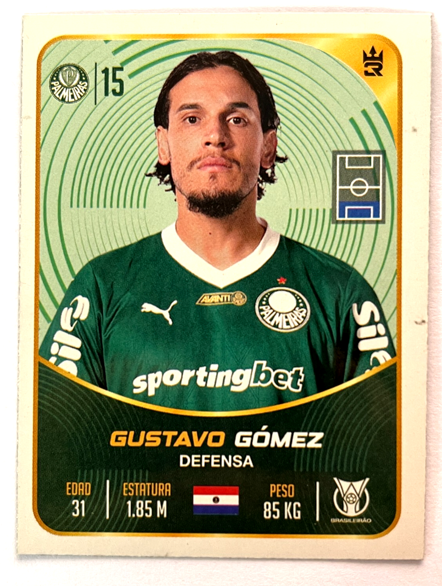 2025 FIFA CLUB WORLD CUP 3R Sticker #017 GUSTAVO GOMEZ Palmeiras