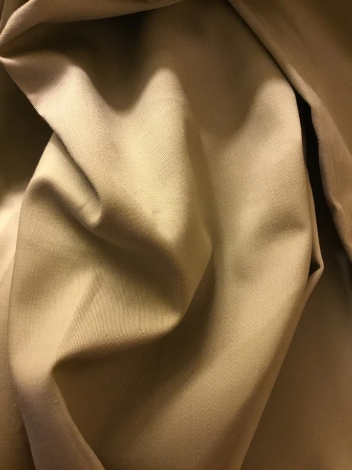 APPROX 2 YDS TWILL FABRIC COTTON LIGHT MOSS GREEN 44” WIDE NEW - Image 2 of 2