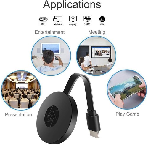 2X Para Chromecast Google HDMI Dongle G2 1080P Wifi MiraScreen Para TV Android iOS - Imagen 7 de 19