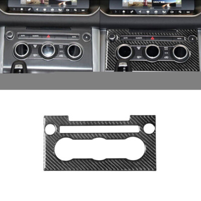 Carbon Fiber Climate Control Panel Cover Trim For Land Range Rover Sport 2014-17