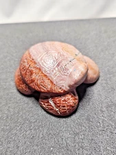 Zuni turtle Fetish, signed J.  Leekity