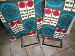 70er 80er Vorhang Gardinen Retro Vintage Look 2 Schals 160x 80cm Ebay