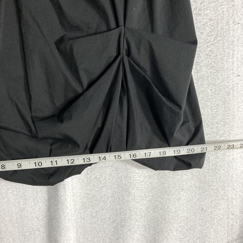 Twisted Dress Black S 3/4 Sleeve Poof Pockets Sweetheart NWT Linea Domani - Picture 8 of 12
