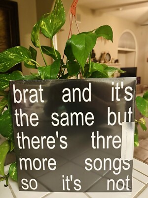 Charli XCX Brat AND IT s The Same Blood Records BRAND NEW, SEALED Galaxy LP