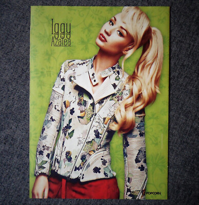 Poster Iggy Azalea # australische Rapperin im A4 Format.