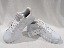 adidas Grand Court 2.0 K White/Iridescent Girl's Sneakers - Size 6 NWB GY2326