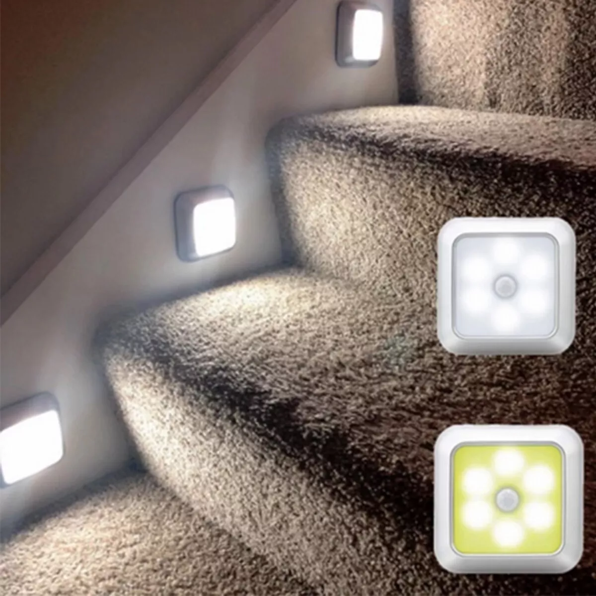 Motion sensor stair lights battery deals
