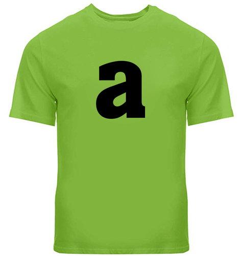 Buchstabe A Alphabet Unisex Herren Damen Tee T-Shirt cool Geschenk Shirts Freizeit Gr. S ~ 3XL - Bild 27 von 32