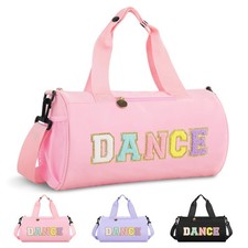 Dance Ballet Bag for Girls 4-6, Personalized Sport Gym Workout Duffel Bag Sma...