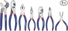 7-piece WORKPRO Pliers Set with Groove Joint
